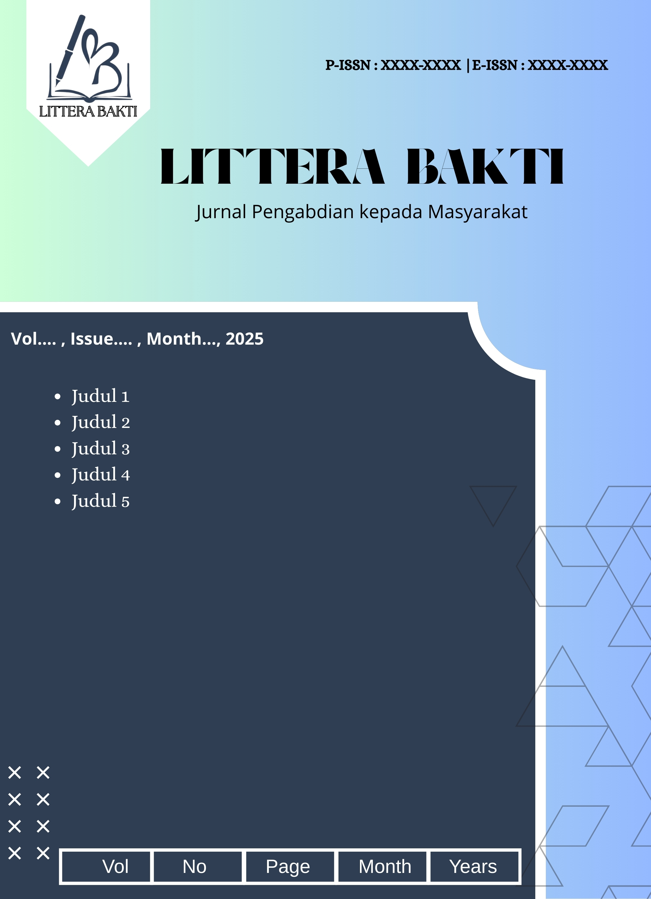 					View Vol. 2 No. 1 (2026): Littera Bakti: Jurnal Pengabdian kepada Masyarakat
				
